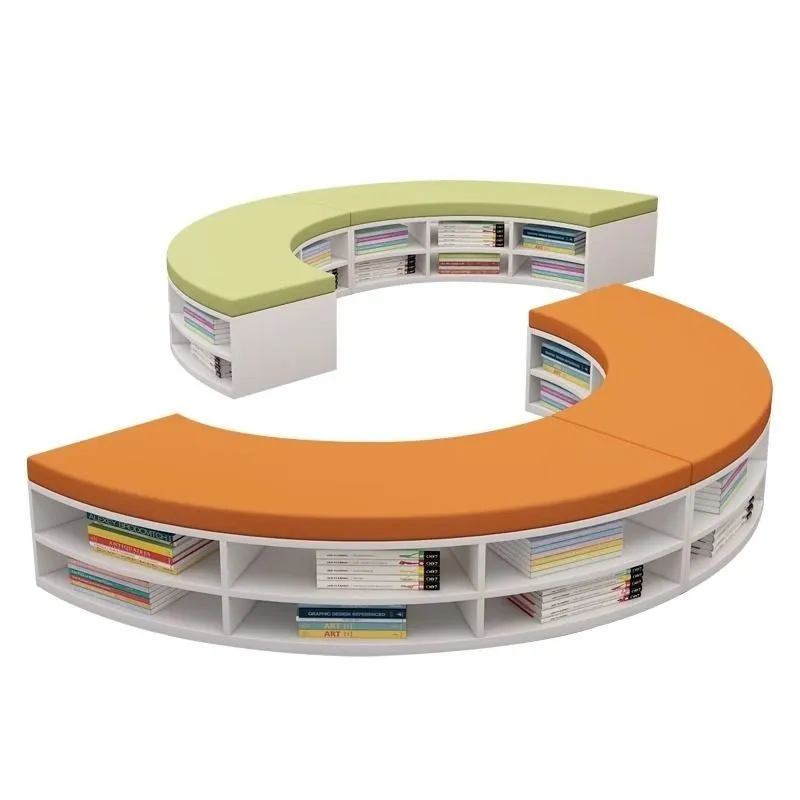 Round Bookshelf Seating Ring