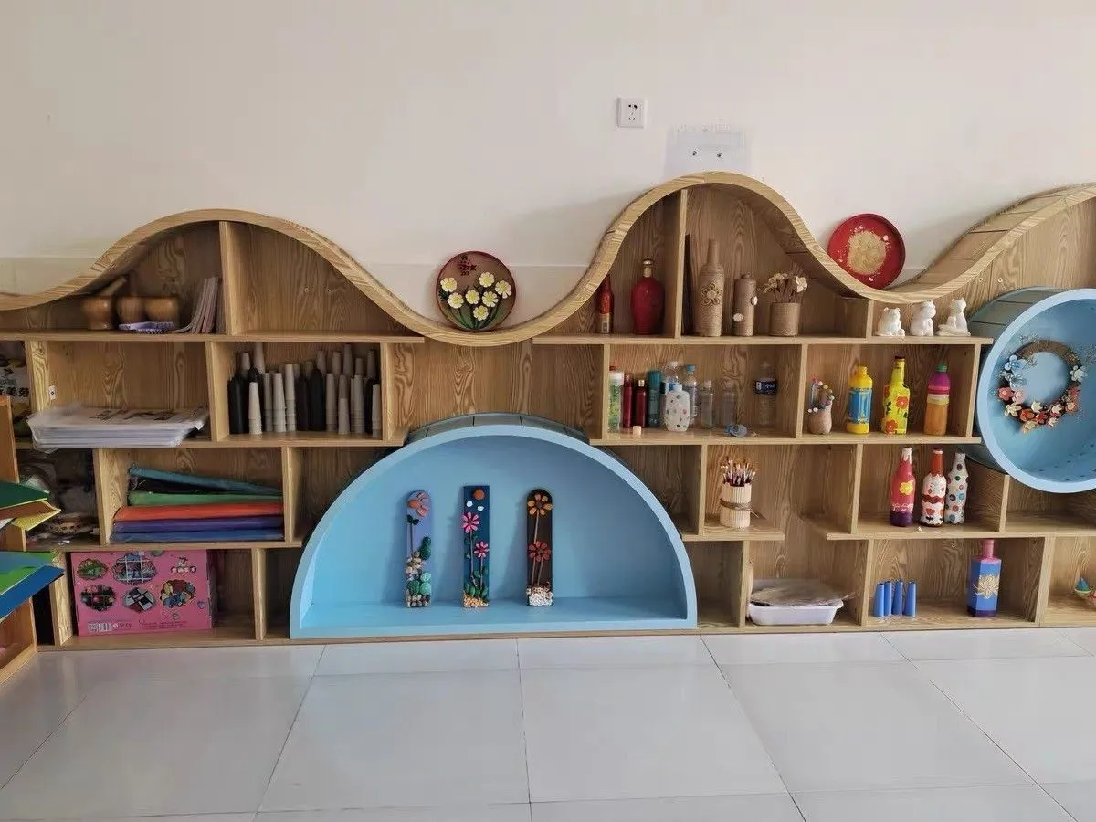 Curved Wall Bookshelf, E0 Grade
