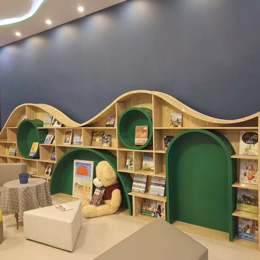 Curved Wall Bookshelf, E0 Grade