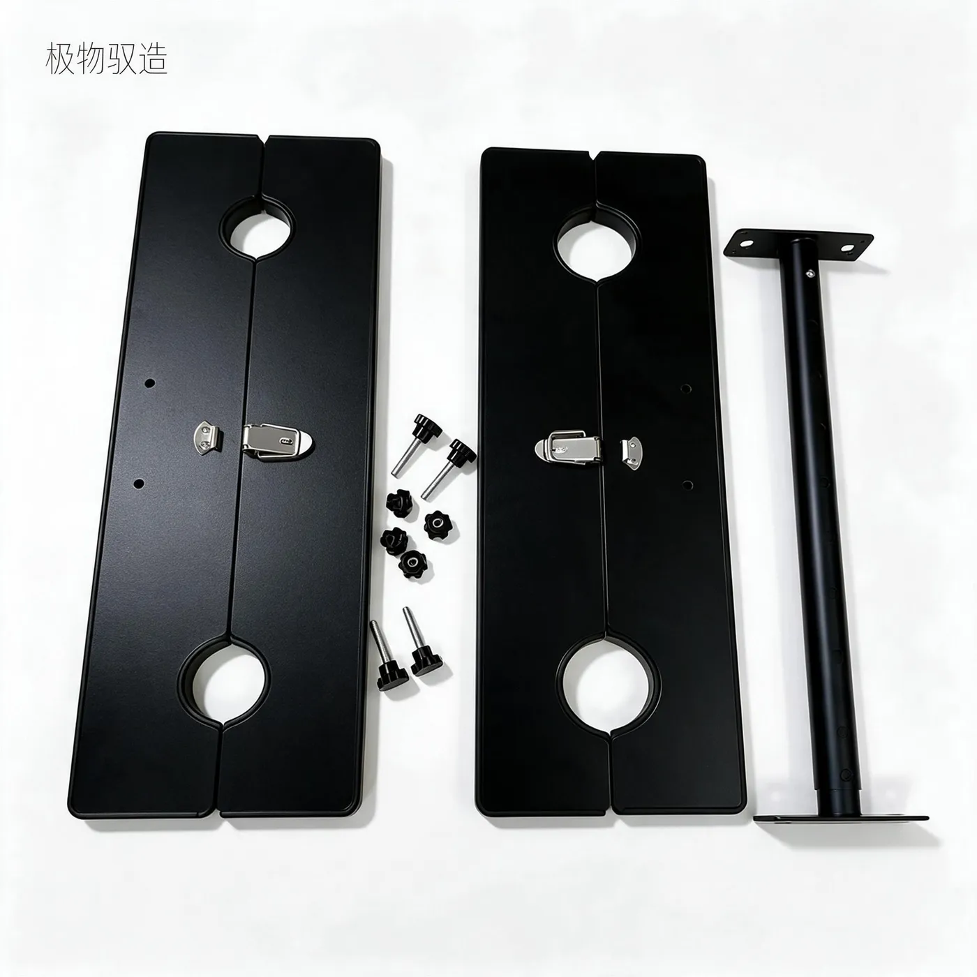 Ankle Stocks Pair with Locking Latches and Post
