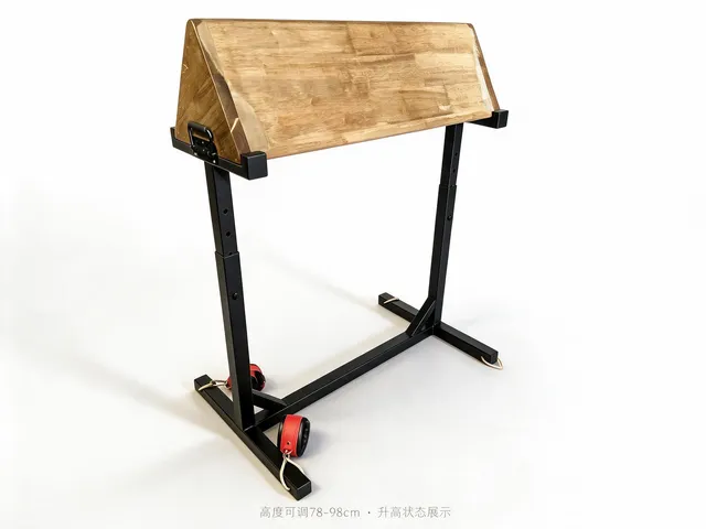 Wooden Triangle Spanking Horse with Restraint Straps