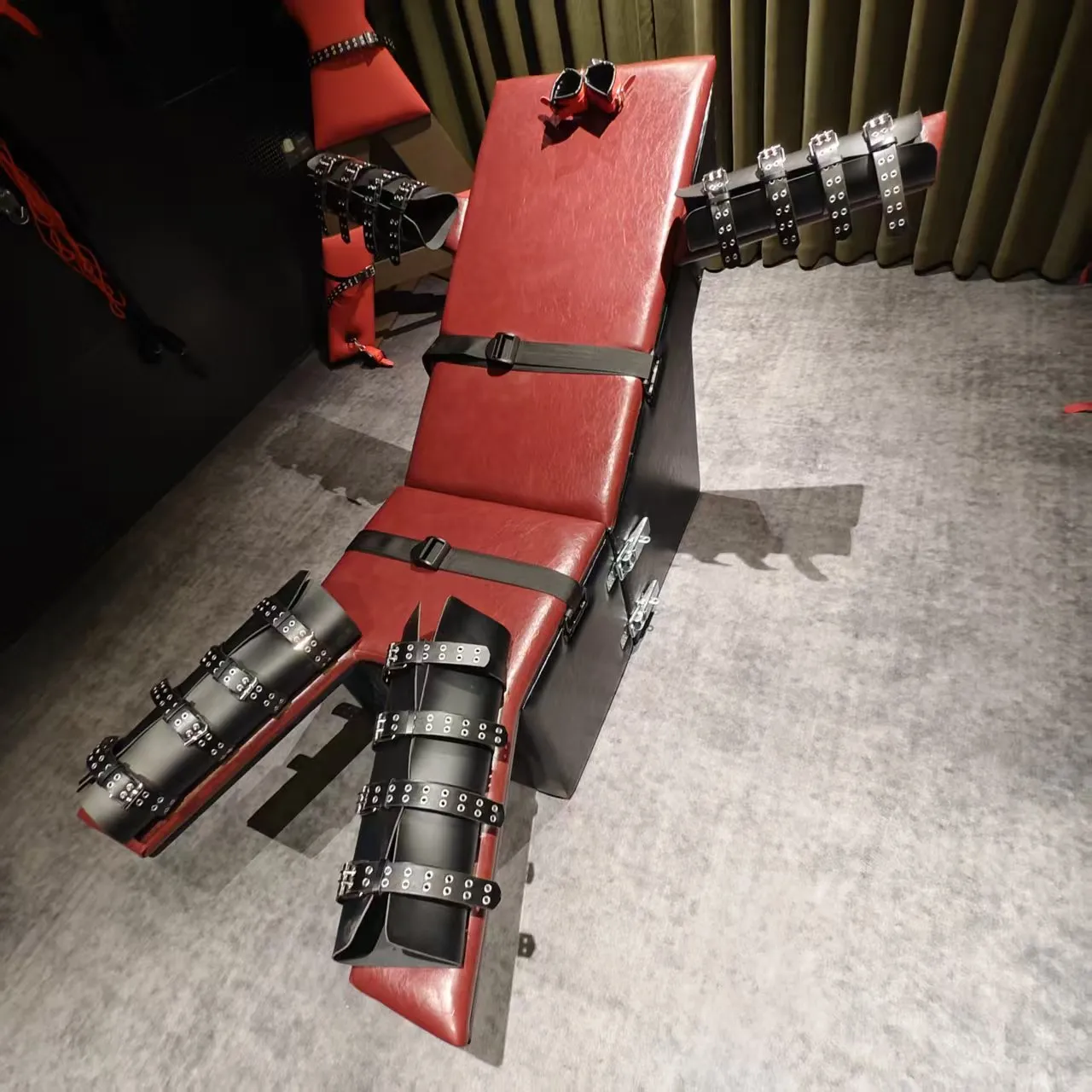 Multi-Position Restraint Chair with Upholstered Base and Straps