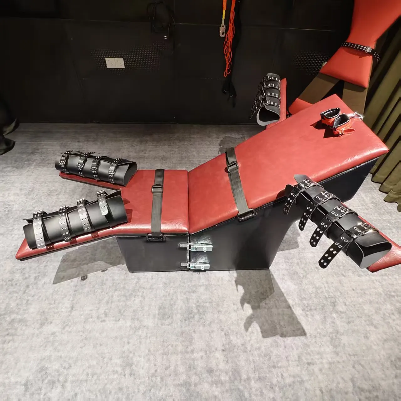 Multi-Position Restraint Chair with Upholstered Base and Straps